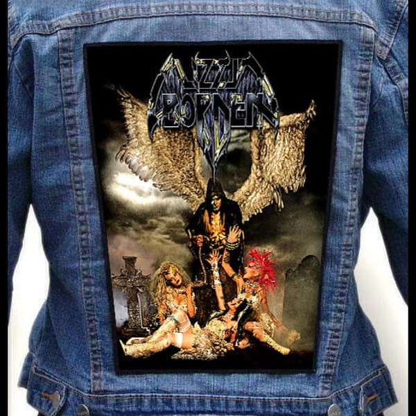 Vintage-Inspired Sublimated Iron-On Backpatch: Iconic Tribute to Lizzy Borden   Appointment With Death