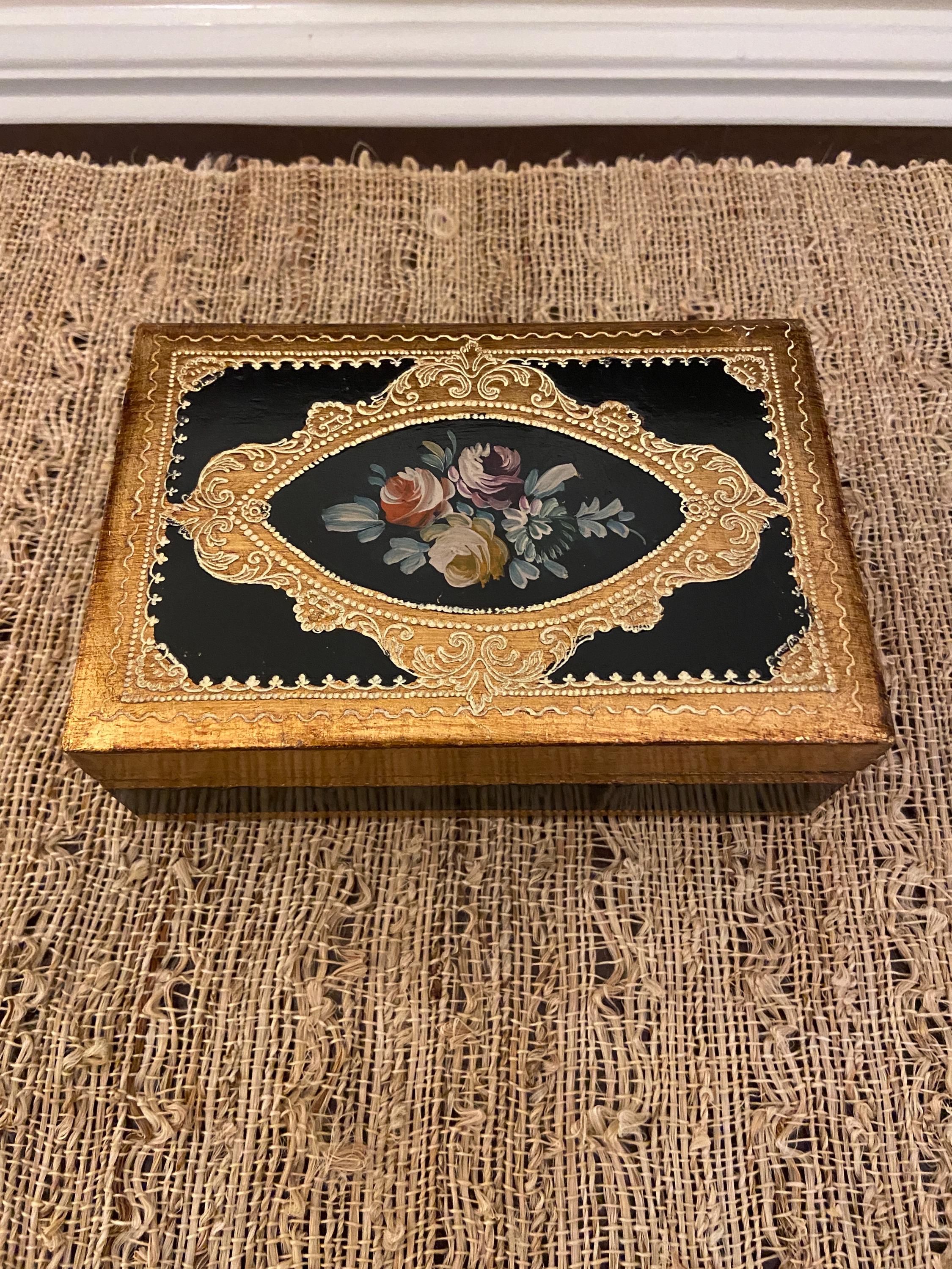 Florentine wood box - Etsy 日本