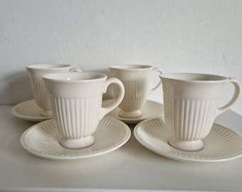 Wedgwood of Etruria & Barlaston koffie-kop en schotel, Edme