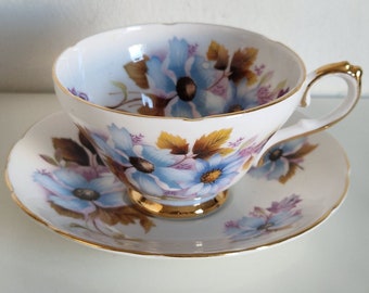 Vtg. Coalport Bone China Tea Set, Cup and Saucer, Made in Vtg. Coalport Bone China Tea Set, Cup and Saucer, Made in