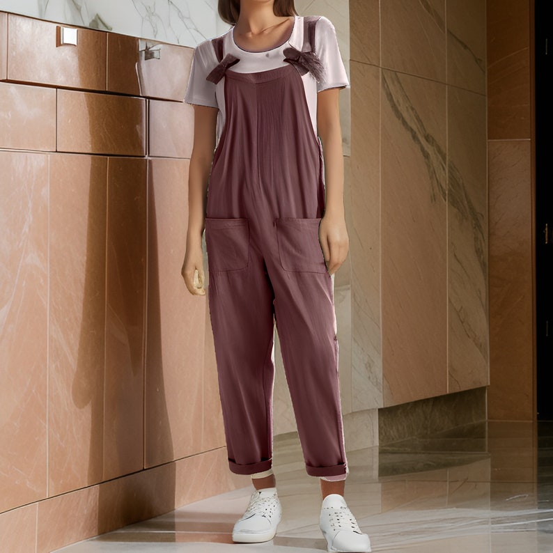 Meadow Overalls Sewing Pattern XS XXXL Overall Jumpsuit Pattern Women's Dungaree Pants Easy Sew