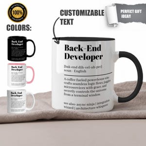 Programmierer-Tasse – Lustiges Geschenk für Programmierer, Kaffeetasse für Backend-Entwickler, Abschlussgeschenk für Softwareentwickler.