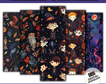 50 WIZARD PATTERN printable bookmarks/ digital bookmark/wizard bookmarks/ art bookmark/wizard pattern / gift for booklover/ png bookmark