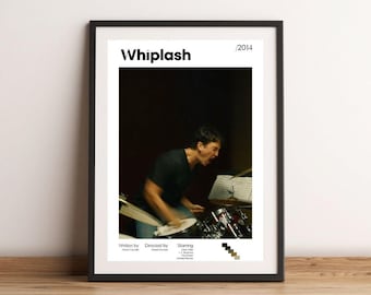 WHIPLASH Movie Poster, Whiplash Poster Printed, Movie Posters Art,Home decoration Wall Art Vintage Retro Art Print