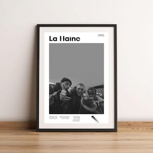 La Haine Movie Poster, La Haine Poster Print, La Haine Wall Decor, Aesthetic Poster, Vintage Retro Art Print, Poster Printable,Custom Poster