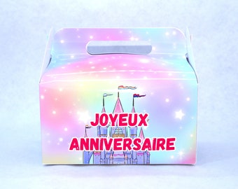 Boîte de fête d'anniversaire, Gable box anniversaire