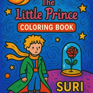 MY LITTLE PRINCE coloring book