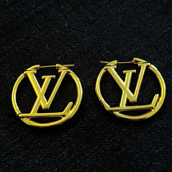 Louis Vuitton Earrings Etsy