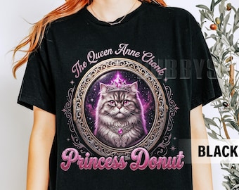 Princess Donut Comfort Colors Shirt, Dungeon Crawler Carl TShirt, Sci-Fi Book Lover Tee, Bookish Apparel for Book Lovers