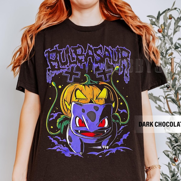 Bulb Shirt, Cute Pokem T-Shirt, Bulb Gift for Pokem Lovers, Anime Graphic Tee, Kawaii Bulb Tshirt, Grass Monster Shirt,Unisex Gift for Gamer