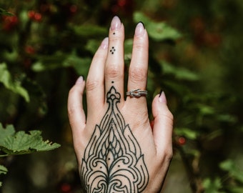 Bague AMARRE fijn en argent 925 - Ontwerp en fabricage op maat in atelier