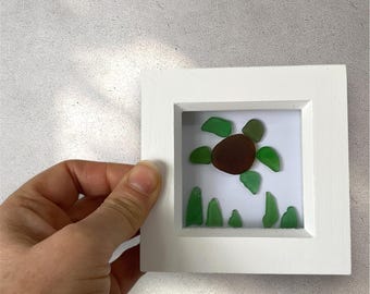 Zeeglasschildpadkunst: kustdecor cadeau