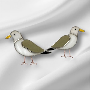 Seagull, stained glass seagull, sun catcher