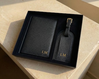 Personligt passfodral och bagageetikett | Resepresenter och accessoarer |