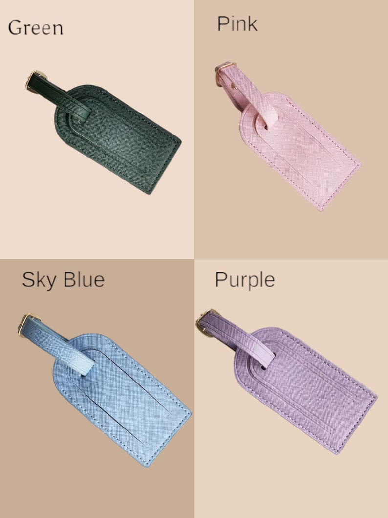 Personalized Passport Cover Luggage Tag in A Gift Box Custom Passport