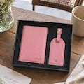 Personalized Passport Holder & Luggage Tag Gift Set | Travel Accessories | Bridesmaid Gifts product logo