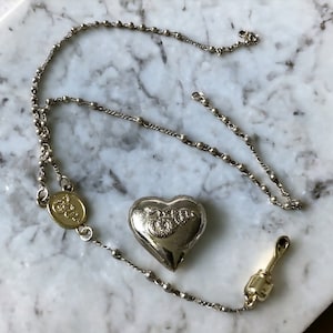 Lana Del Rey Heart Necklace |  LDR Coke Necklace | LDR Merch | Heart Pendant Necklace | Lana Del Rey Gold | Gold | Silver |