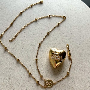 Lana Del Rey Heart Necklace |  LDR Coke Necklace | LDR Merch | Heart Pendant Necklace | Lana Del Rey Gold | Gold | Silver |