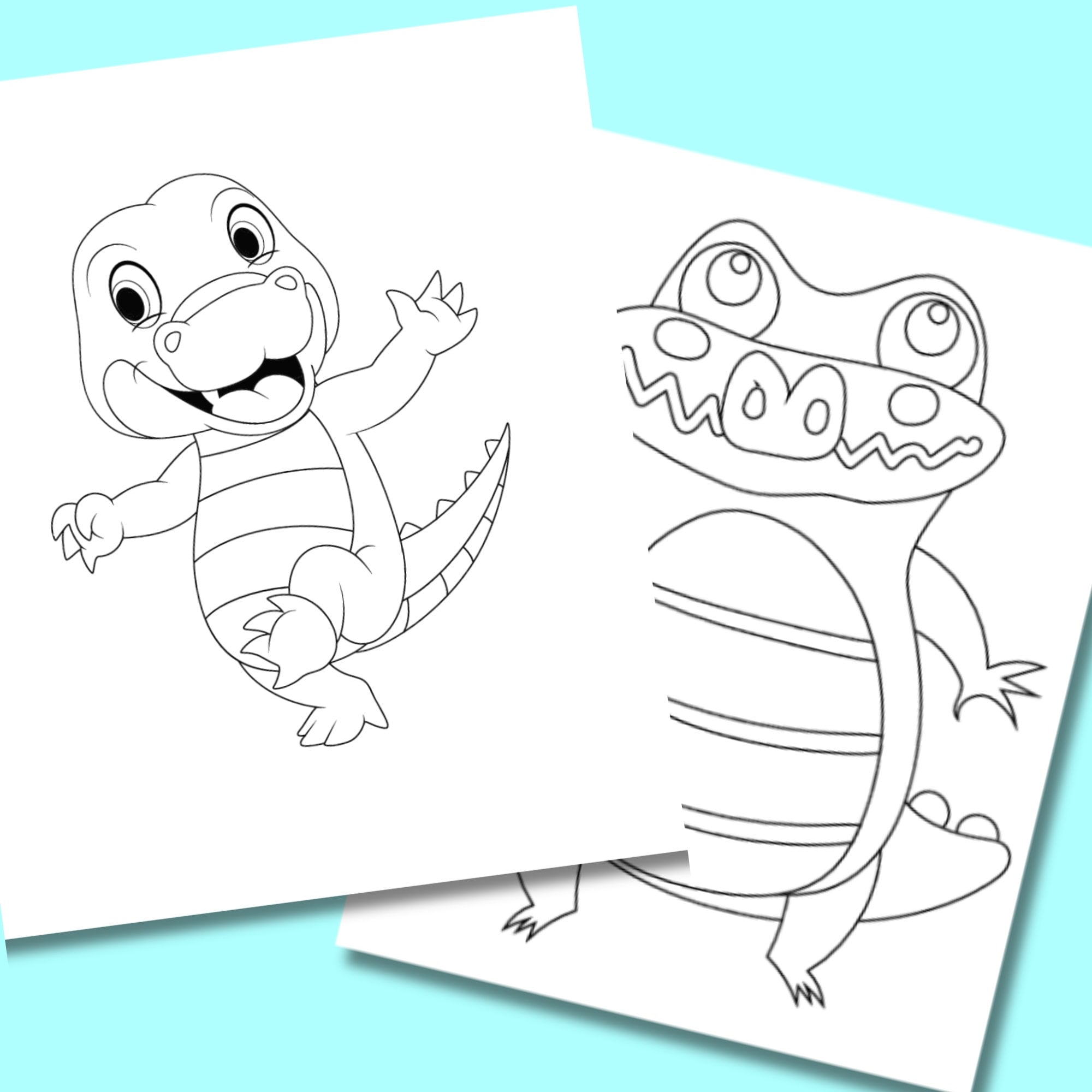 43 Printable Crocodile Coloring Pages for Kids Delightful Sheets for ...