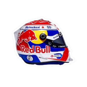 Max Verstappen Formula One Racing 2025 Helmet Sticker Fans Gift, F1 Racing Decal, Red Bull Racing Car, Motorsport Laptop Sticker, Racing