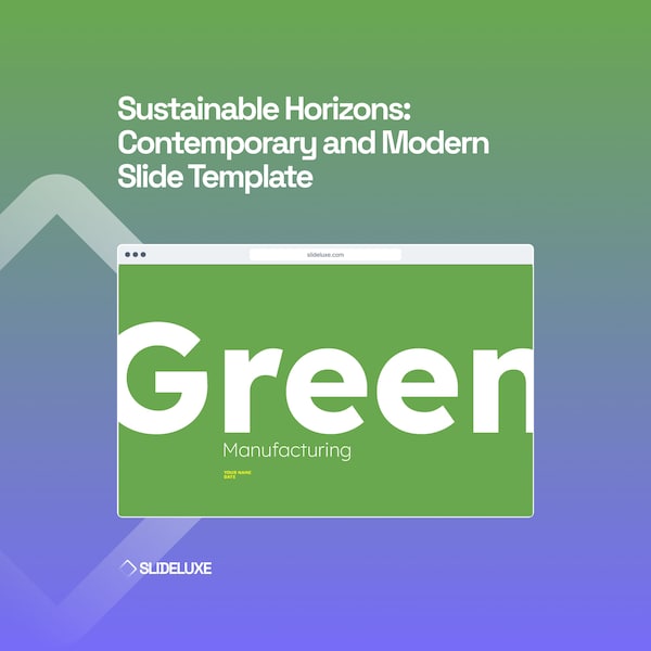 GreenVision: Modern Google Presentation Template Set for Sustainable Businesses