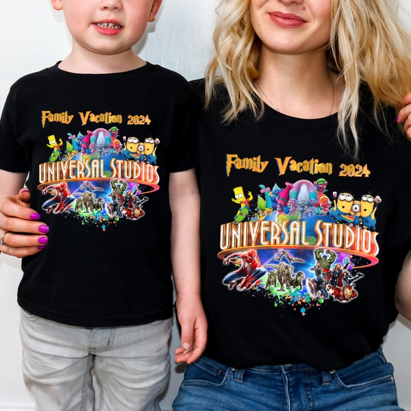 Universal Studios Family Vacation 2024 Shirts, Universal Studios Family Shirts, Universal Studios Shirt, Universal Family Trip 2024 Shirt