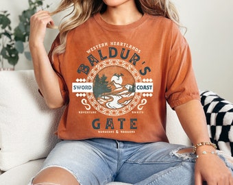 Baldur's Gate Comfort Colors Shirt, Baldurs Gate 3 Shirt, Game Shirt, BG 3 Shirt, Astarion Shirt, Astarion BG 3 Tee, Dungeon Master Tee