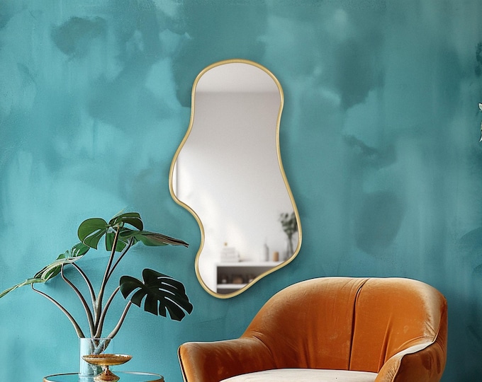ARTISTIC HOME MIRROR | Unique Shape Mirror | Eco Friendly Mirror | Interior Accessories | Luxury High End Cnc Cut Handmade Wall Mirror