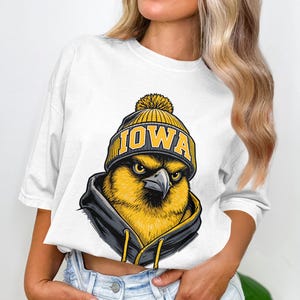 Iowa Hawkeyes Mascot PNG, Iowa State Sport Team, Digital Download, Clip Art, Sublimation Design, T-shirt Design, Cricut, Instant Download