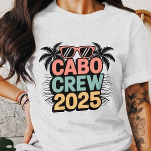 Vacation Mode SVG, Cabo Crew PNG, Summer Vibes PDF, Vacation T-shirt Design, Family Trip png, 2025 Svg, Beach Vacation, Sunglasses Svg