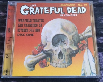 3 CD Grateful Dead live rare Warfield Theater San Francisco CA 10/14/80 complete show NM Road Trip 1980