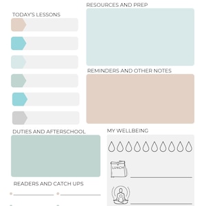 Primary Teacher Daily Planner_ PDF Download