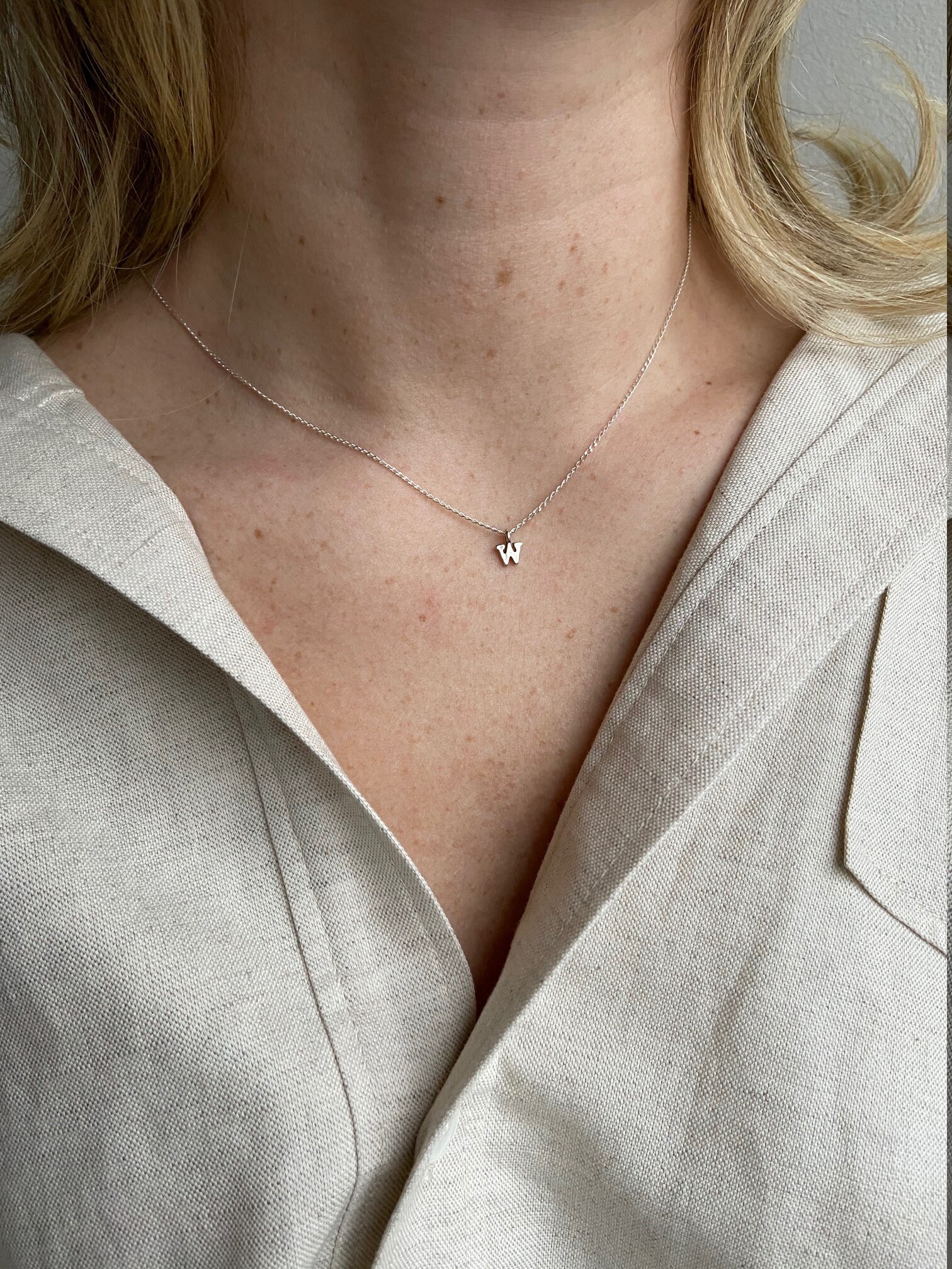 w necklace silver