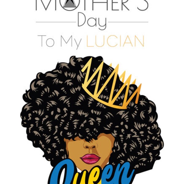 St Lucian Mother's Day Card, St Lucian Mum / Mom, Black Mother's day card, Caribbean Mothers Day Card