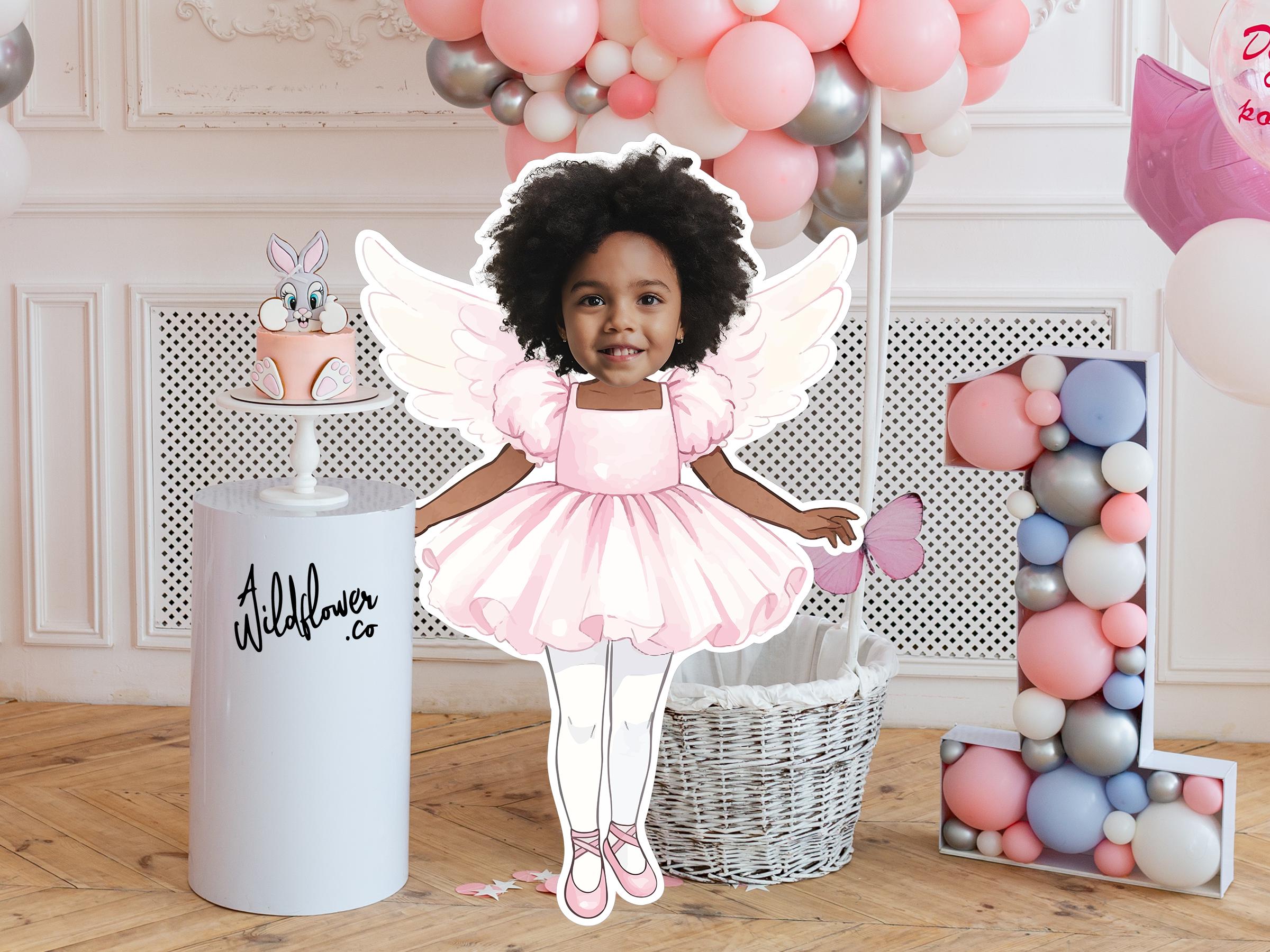 HeiPen 24 Stu00fcck Ballerina Cupcake Topper, Baby Party Dekoration Fu00fcr Baby Shower Thema Ballett Mu00e4dchen Geburtstag Party Kuchen Dekoendeko