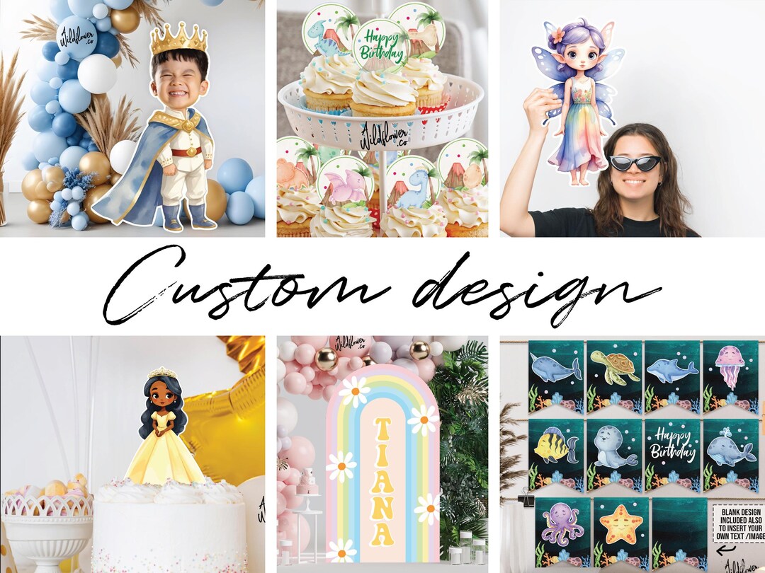 Customizable Ideas Custom Personalised Design Digital Product / Change to Existing Design ...