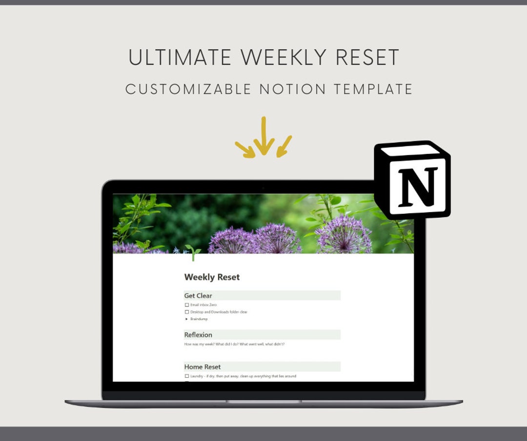 Weekly Reset Notion Template Etsy Weekly Reset Notion Template Etsy