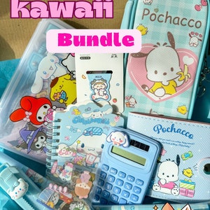 Kawaii Mystery Box Kawaii Bundles Kawaii Schreibwaren niedlich Überraschung Geburtstag Geschenke Box kawaii Plushies Aufkleber Sanrio Bundle für Mädchen