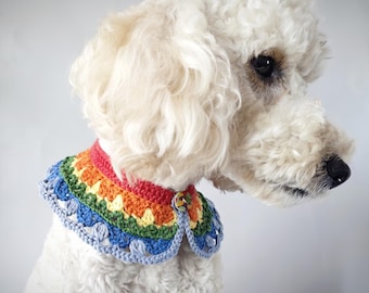 Crochet Dog Collar Pattern: Scalloped Edge, Fits Any Size (PDF Download)