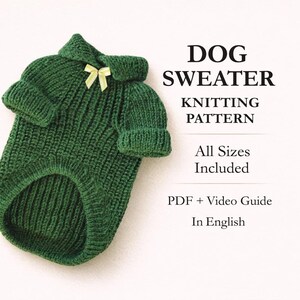 Dog Sweater Knitting Pattern: Beginner-Friendly Tutorial (PDF Download)