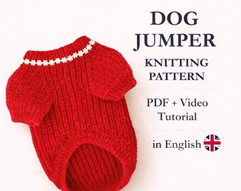 Dog Sweater Knitting Pattern: Beginner-Friendly Tutorial (PDF Download)