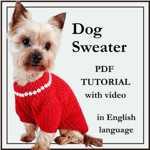 Handmade Love: Knitting Pattern for Adorable Pet Sweater - knit dog sweater tutorial - how to knit dog sweater - pet sweater pattern