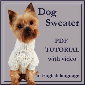 Knitting Pattern for Adorable Pet Sweater - knit dog sweater tutorial - how to knit dog sweater - pet sweater pattern