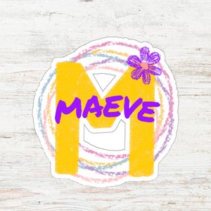 Custom Name Stickers for Kids,  Personalized Back to School Stickers, Water bottles, Books stickers, School supplies, Gifts for Kids
