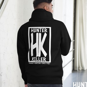 Unisex Underground Style Vegan Hoodie Sweatshirt Anti Hunting, Ethically Made Hardcore Streetwear Clothing, Animal Rights Pullover Hoodie