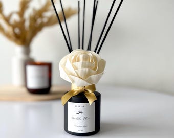 Sola Flower Reed Diffuser: Luxury Home Fragrance Gift, Aromatherapy Spa Decor