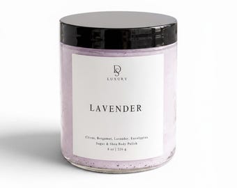 Sugar & Shea Body Polish, Hydrating, Exfoliating Body Scrub