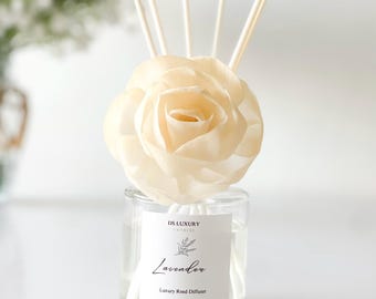Flower Reed Diffuser Set: Lavendel Raumduft, beruhigender Duft.