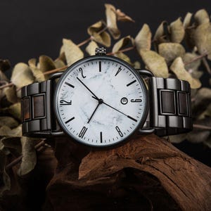 Engraved Mens Wood Watch, Wood Watch, Wooden Watches for Men, Birthday Gift,  Anniversary Gift for Boyfriend, Husband Gift, Gift for Groom