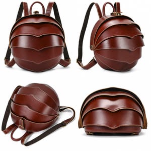 Leather Bag Personalised Leather Backpack, Leather Rucksack Men School ...